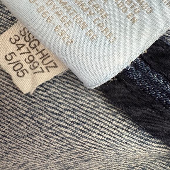 Y2K Tommy Hilfiger Studded Denim Blazer Jacket L Button Up Western Vintage Style - Picture 7 of 8